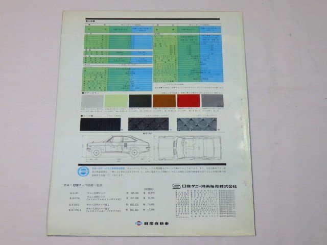 ■531：カタログ 日産 サニー クーペ 1200 DX GL■の画像4