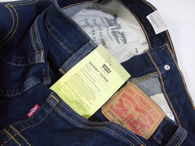 ※日087新品▼ リーバイス SOFT SHOCK ADV スキニーテーパージーンズ W28 L30 ジーンズ デニムパンツ ジーパン Levi's アメカジ ストレッチ_画像2