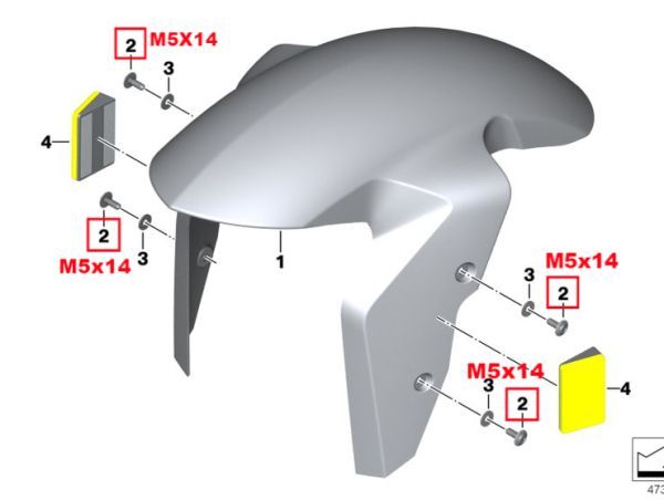 130-H-1-14◆M5x14mm BMW チタン合金 without shoulder カウルボルト シリーズ S1000RR,S1000R,S1000XR,M1000RR,H4,R18 互換 M5x10~25mm_画像10