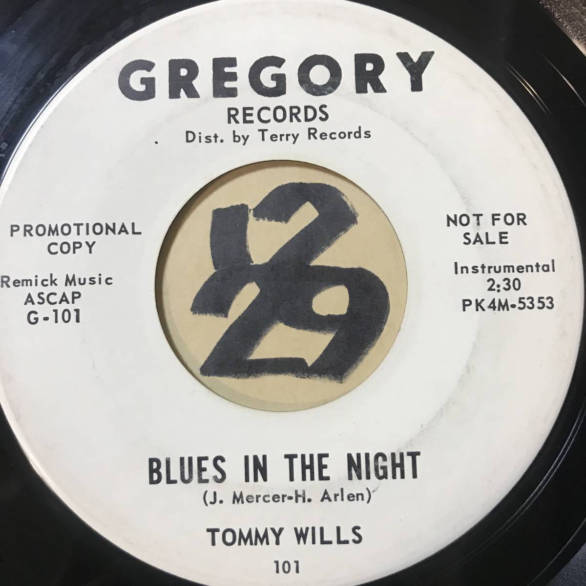 試聴 シャッフル・ブルースをジャズ・セットで。TOMMY WILLIS BLUES IN THE NIGHT VG++ SOUNDS EX+ ルーツ・スカ_画像1