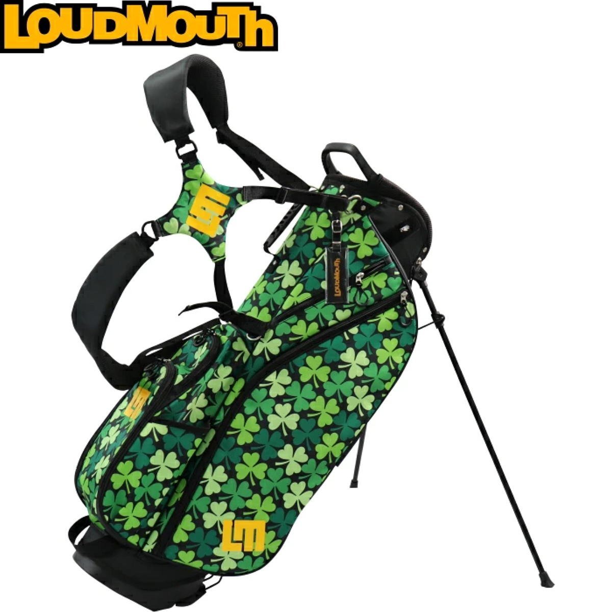 ★LOUDMOUTH ラウドマウス LM-CB0010 スタンド キャディバッグ 8.5型 Sham Totally Rocks(085)シャムトータリーロックス★