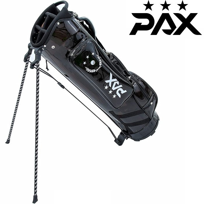★Lynx リンクス PAX パクス PAXCB-01 スタンド キャディバッグ（BLACK）8.5型★透明/スケルトン★