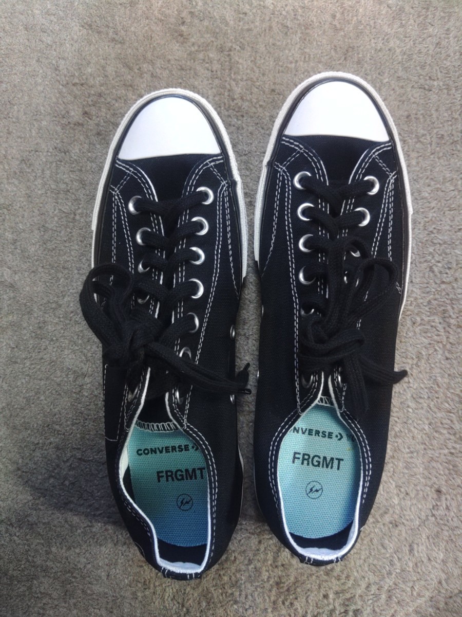 FRAGMENT DESIGN × CONVERSE CHUCK 70 LOW CT70 BY YOU US8.5 27cm フラグメント コンバース チャックテイラー US CONVERSE限定 箱なし 黒の画像2