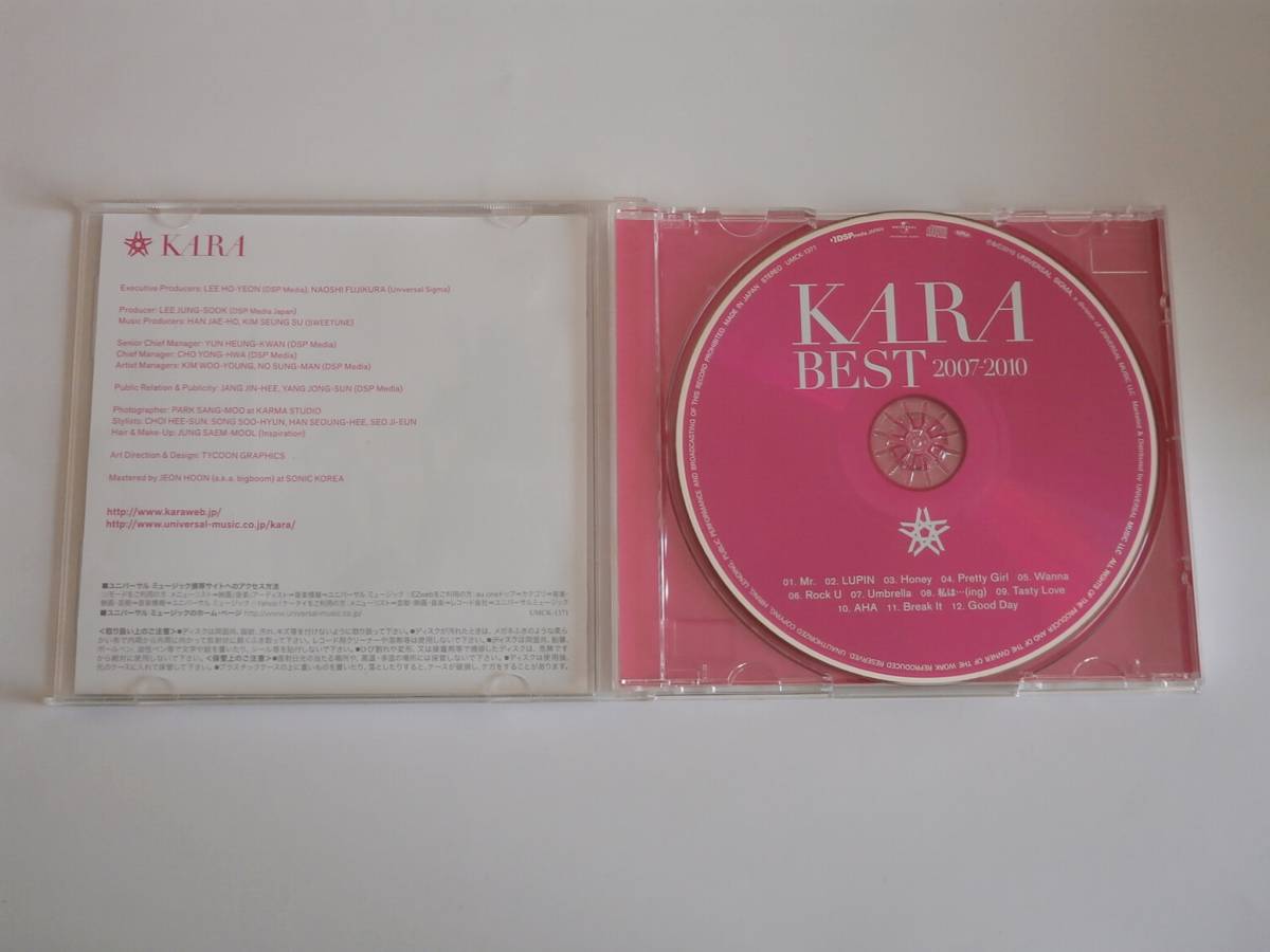 ◇CD　 KARA☆BEST 2007～2010　　　KARA　　　　UNIVERSAL MUSIC　　自宅保管品/中古_画像3