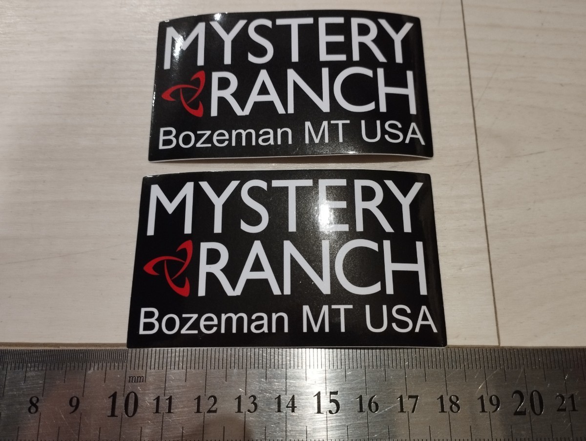 アウトドア　ステッカー　2枚セット　キャンプ　アウトドアステッカー　ミステリーランチ　mystery ranch_画像1