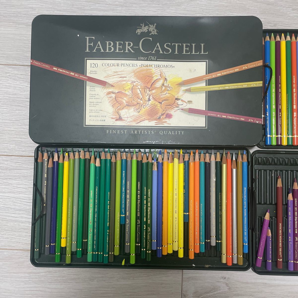 油彩色鉛筆 画材 ファーバーカステル イラスト faber castell まとめ売り　セット　ポリクロモス　POLYCHROMOS_画像3