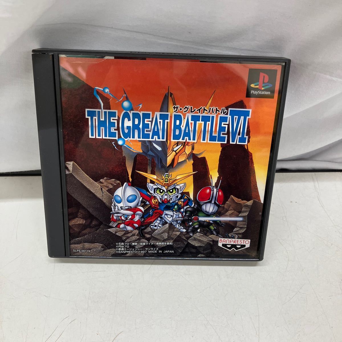 64①*60216-⑤ PlayStation PlayStation PS soft The * решетка Battle Ⅵ THE GREAT BATTLE Ⅵ утиль 