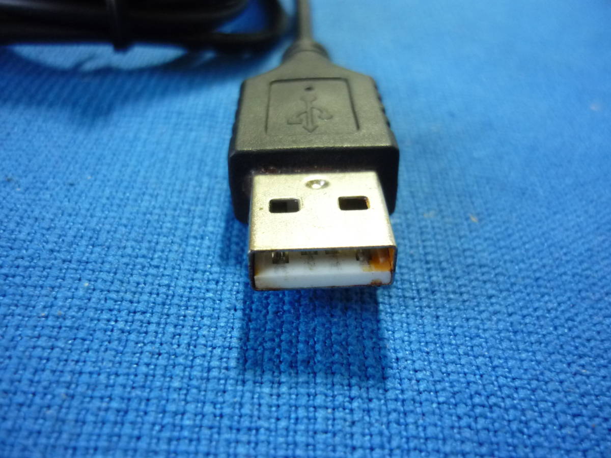 USB 電源/充電ケーブル USB⇔丸端子/外径約5.4mm　USB⇔DC 変換 電源供給ケーブル　通電確認済み _画像2