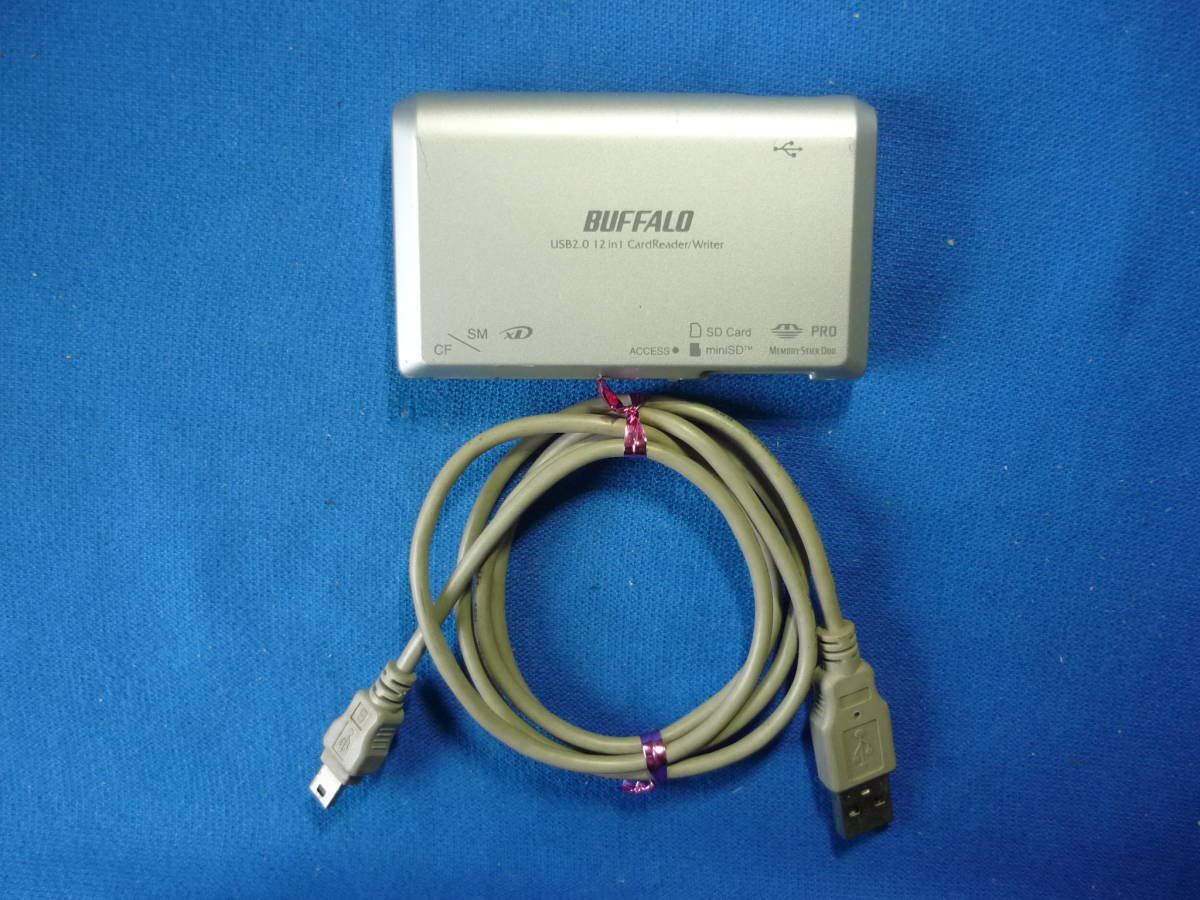 BUFFALO/バッファロー　USB2.0 カードリーダー　■MCR-C12/U2 (12in1)■　動作確認済み　B12_画像1