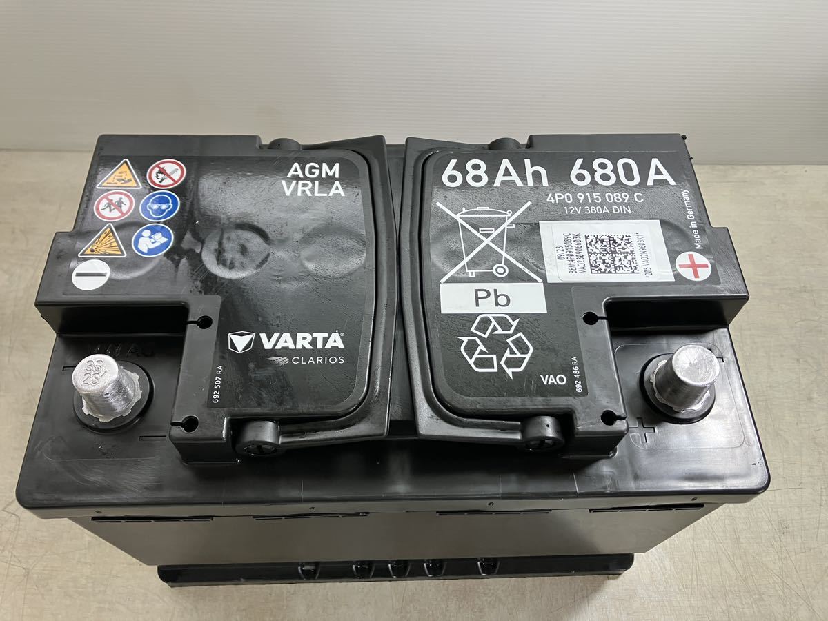 ★2023年製造★全額保証期間付★68Ah/680A★再生バッテリー★VARTA AGM_画像4