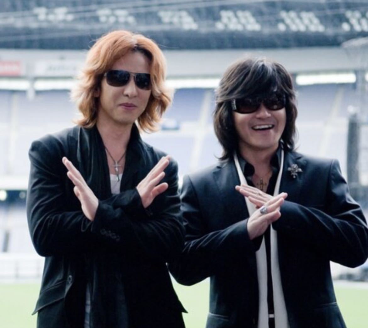 【幻のPRADA 14年前】X JAPAN YOSHIKI with Taiji TOSHI 会見 サングラス