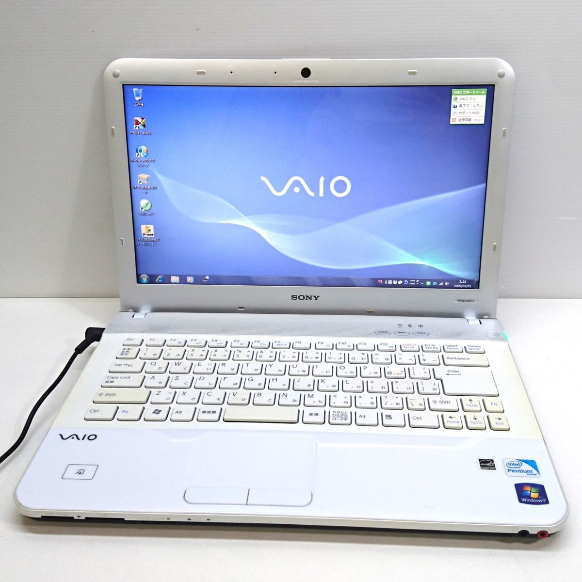 現状品 SONY 14インチ VAIO VPCEA45FJ Win7/Pentium P6200 [M7781]_画像1