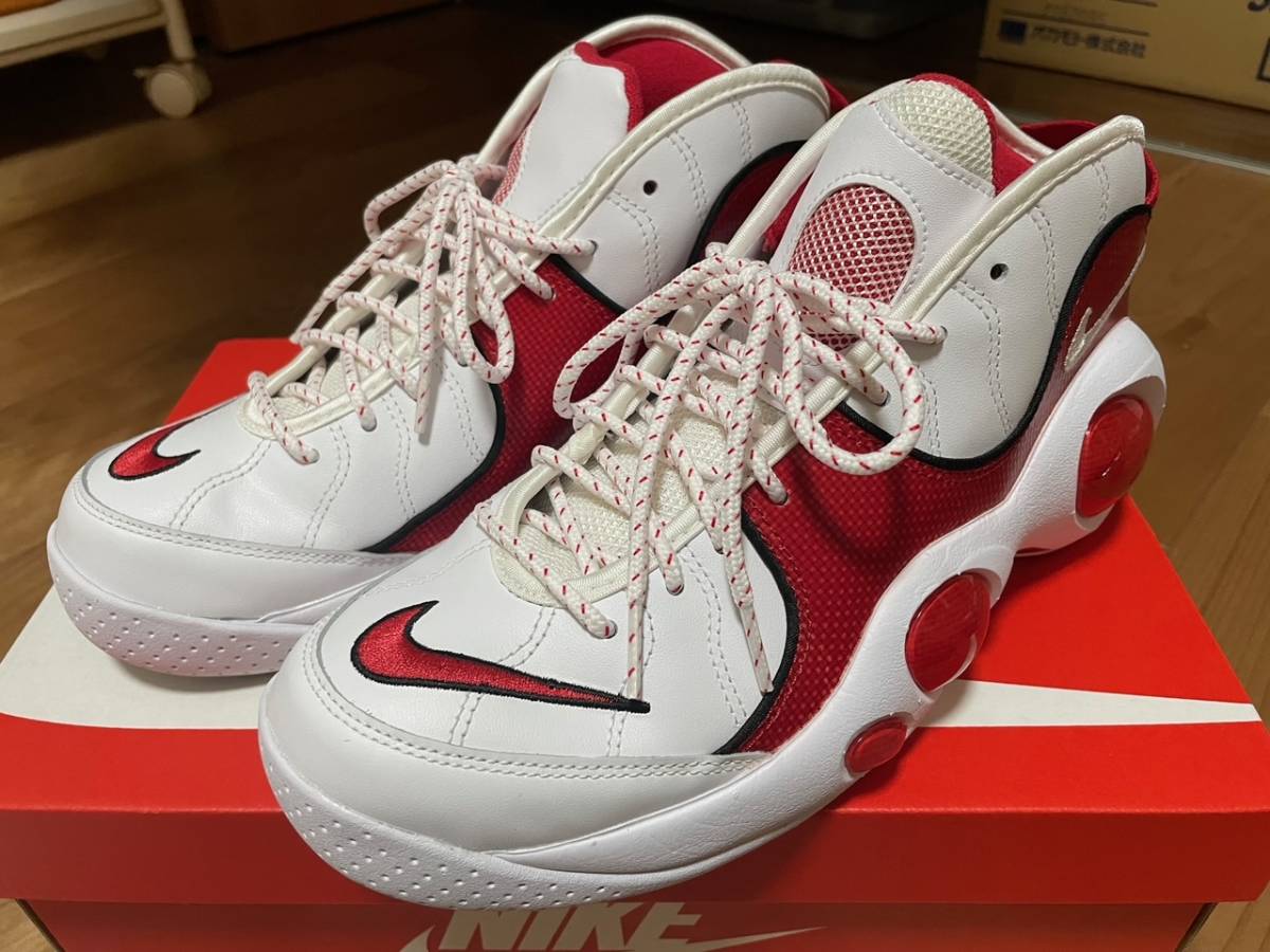 売り切り１００円スタート　NIKE AIR ZOOM FLIGHT 95 WHITE TRUE RED DX1165-100 ナイキ エア ズームフライト 95 レッド _画像1