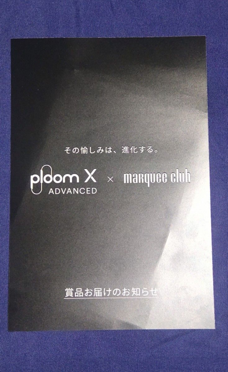 非売品 ploomX ADVANCED × marquee club フロントパネル