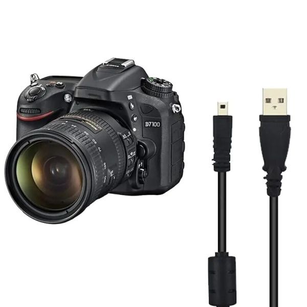 新品良品即決■送料無料ペンタックス/パナソニック/ソニー/ニコンD8D7200D3200D5500D5100D5200P7100USBデータケーブル_画像1