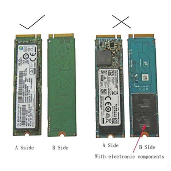 新品良品即決■送料無料 MacBook Air Pro用M.2 NVME SSD変換アダプター（2013-2017）A1465 A1466 A1419 A1398 A1502 用_画像7