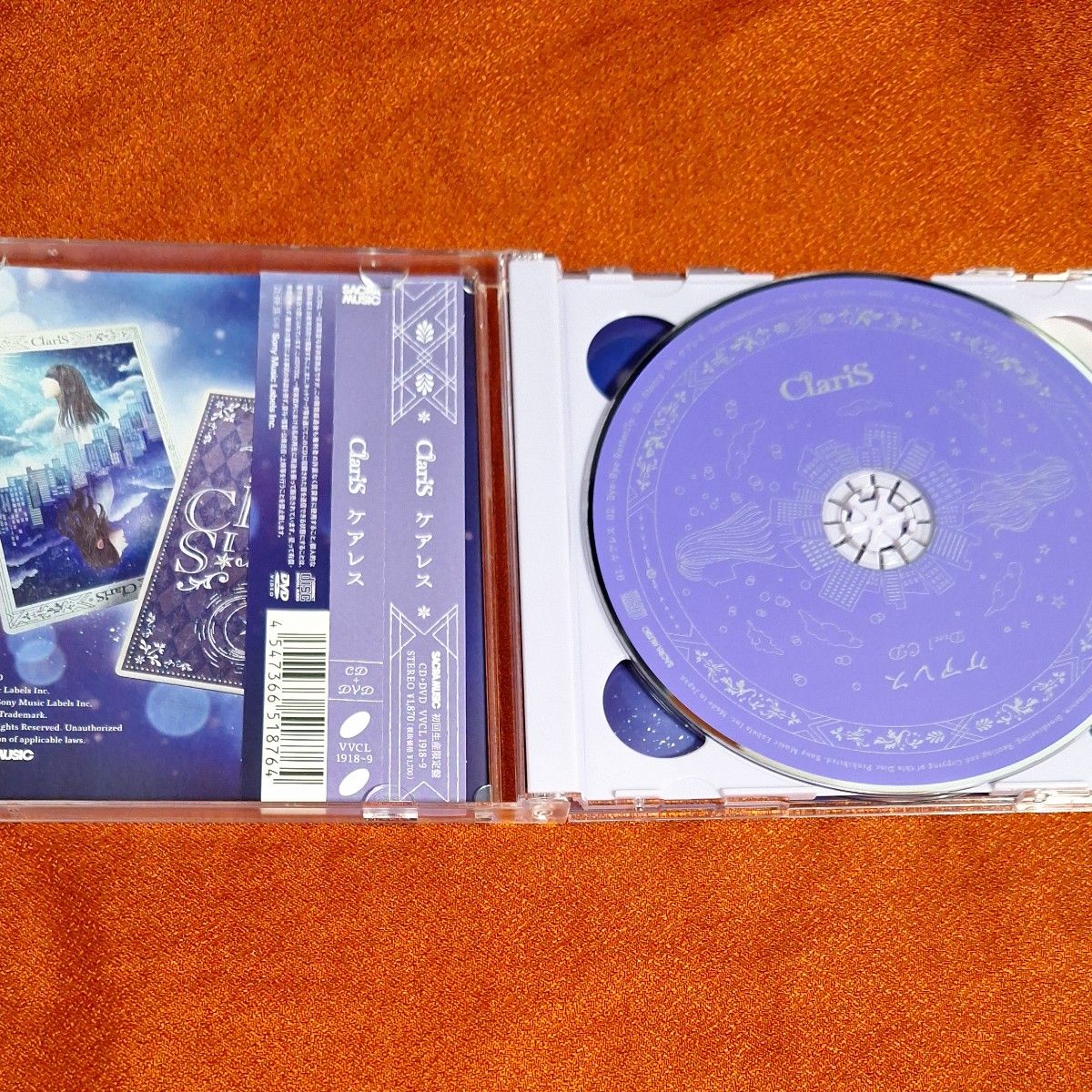 初回生産限定盤 (取) DVD付 カラートレイ仕様 ClariS CD+DVD/ケアレス 