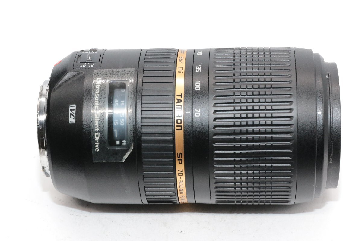 同梱歓迎【極上品/動作保証】TAMRON タムロン SP 70-300MM F4-5.6 DI VC USD (CANON EF マウント）#4546_画像4