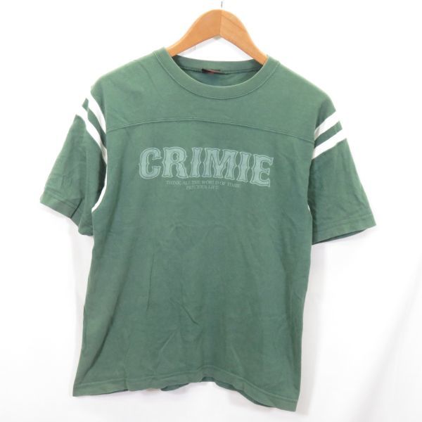 CRIMIE フットボール Tシャツ sizeM/クライミー 0203_画像1