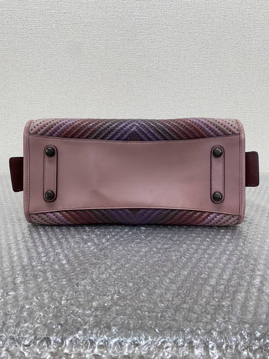 @COACH/コーチ/Rogue/ローグ/キルティング/DUSTY ROSE MULTI/2way/トートバッグ/ショルダーバッグ/G1773-25035/0205dの画像3