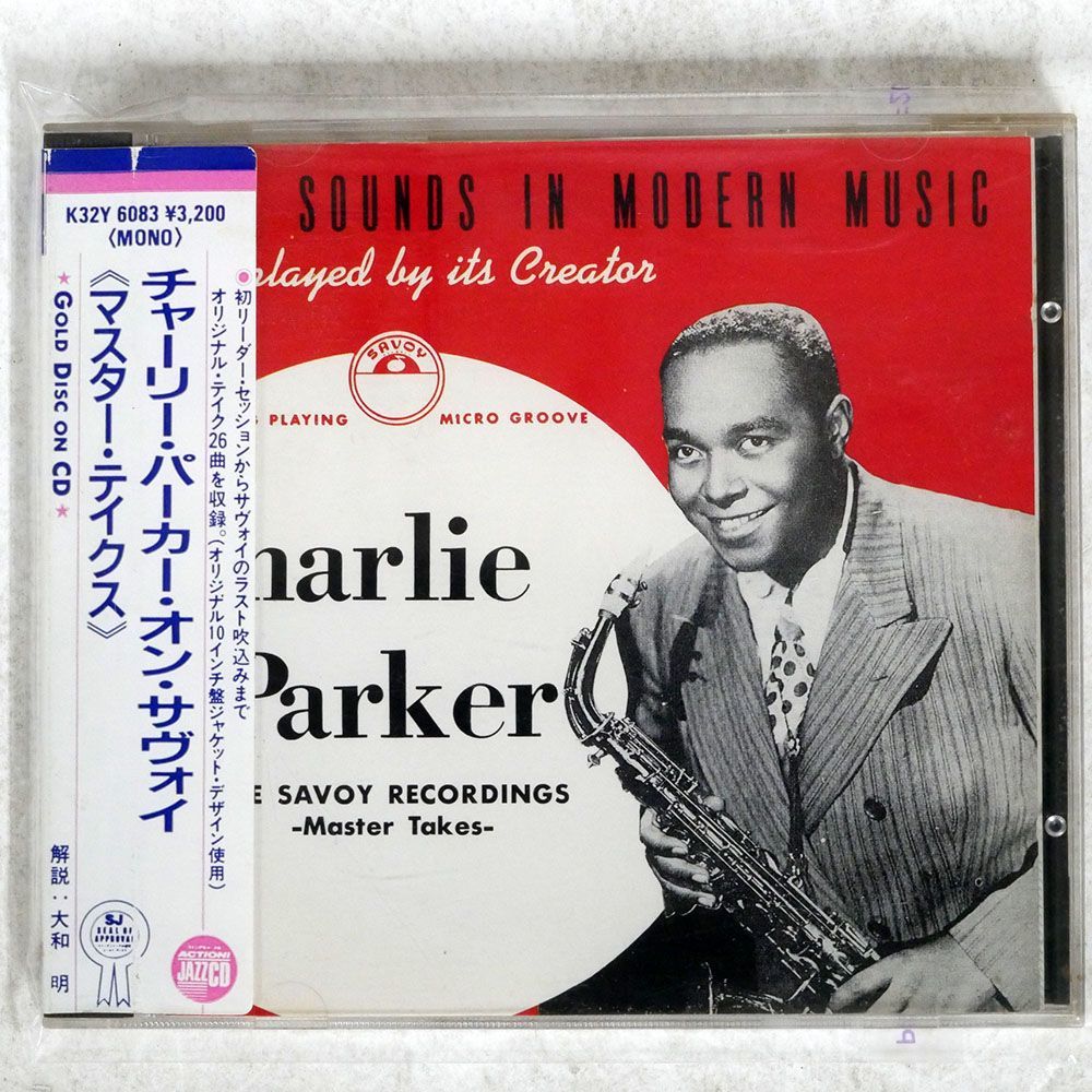 CHARLIE PARKER/SAVOY RECORDINGS -MASTER TAKES-/SAVOY K32Y-6083 CD □_画像1