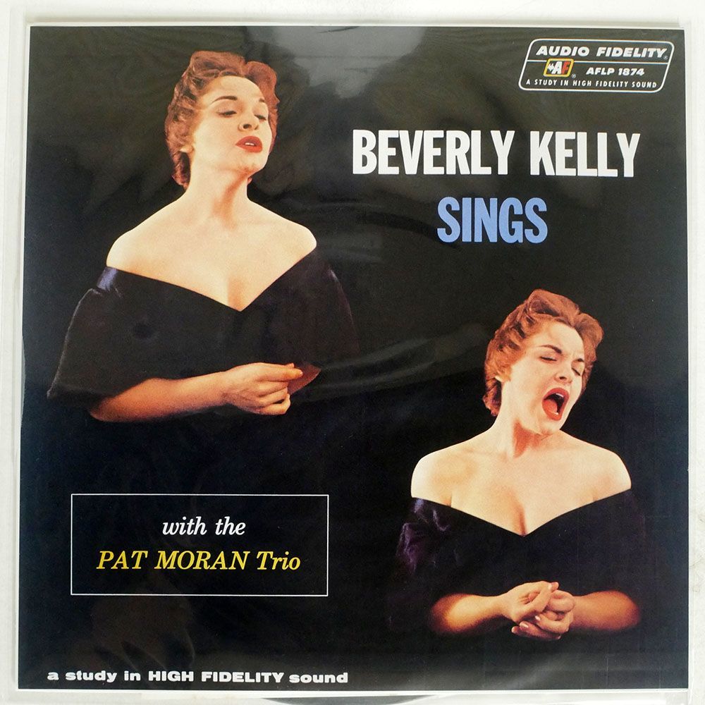 BEV KELLY/SINGS WITH THE PAT MORAN TRIO/AUDIO FIDELITY 20EL5049 LP_画像1