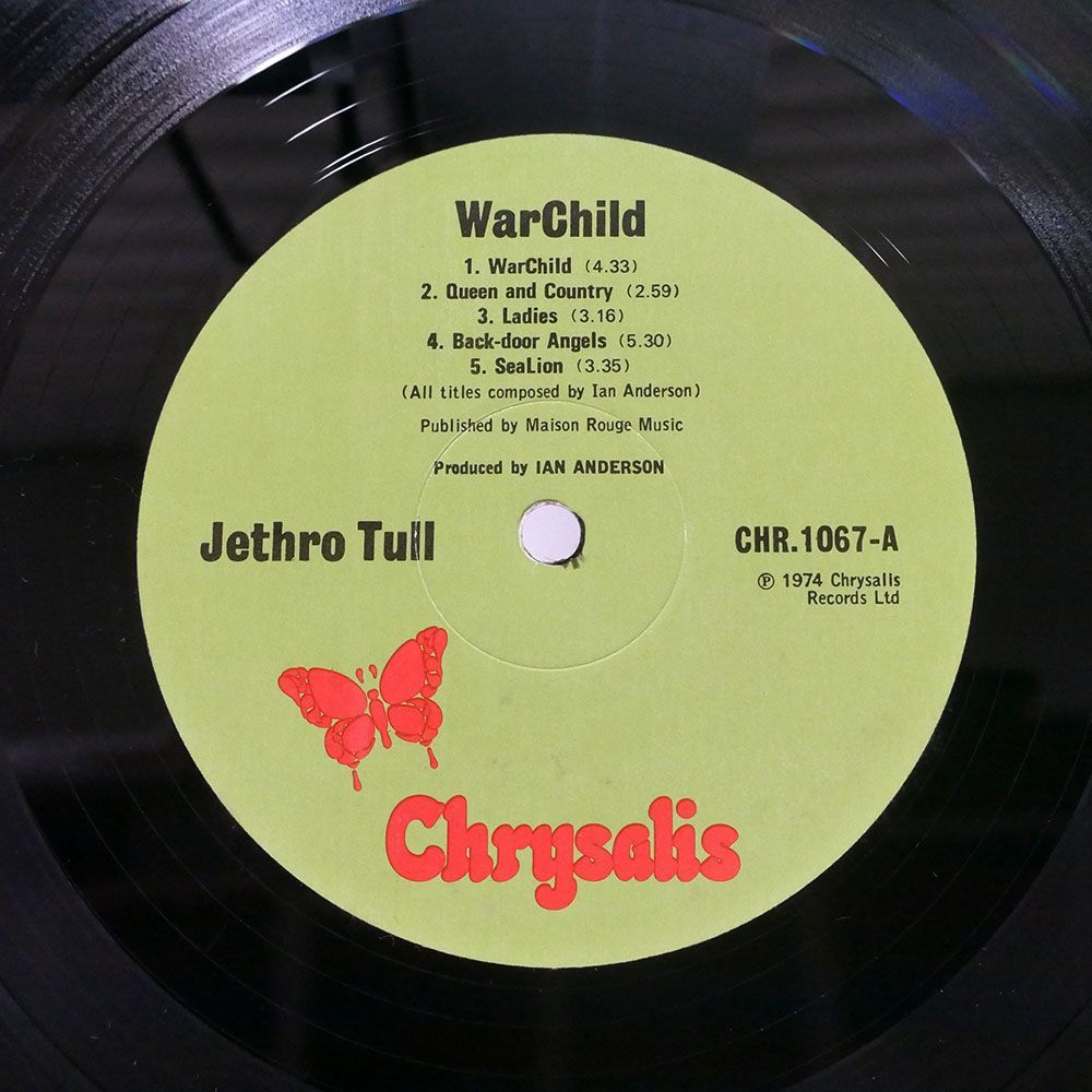 英 JETHRO TULL/WAR CHILD/CHRYSALIS CHR1067 LP_画像2