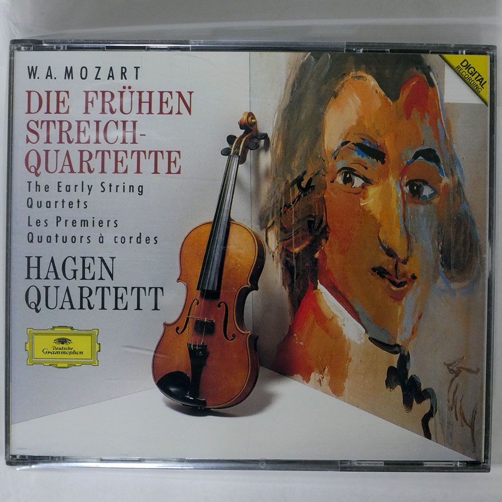 HAGEN QUARTETT/MOZART : EARLY STRING QUARTETS/DEUTSCHE GRAMMOPHON 431 645-2 CD_画像1