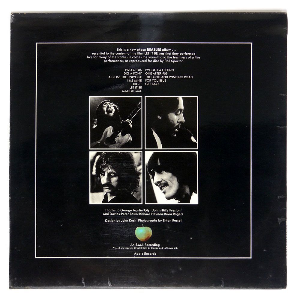 英 BEATLES/LET IT BE/APPLE PCS7096 LP_画像2