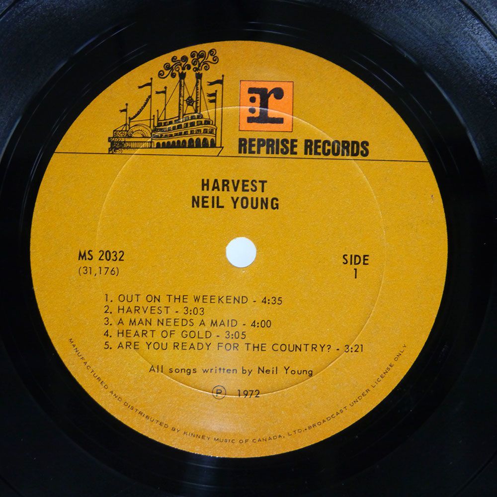 ORIGINAL NEIL YOUNG/HARVEST/REPRISE MS2032 LP_画像2