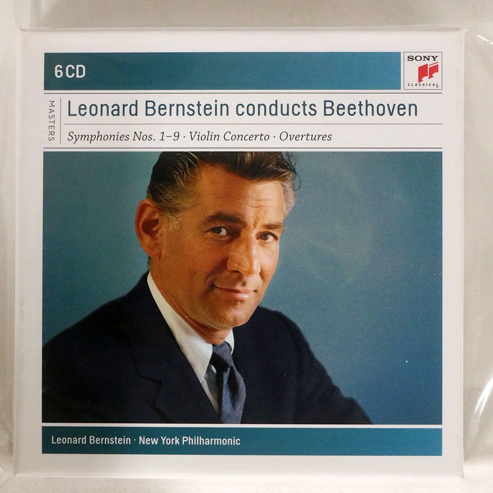 紙ジャケ LEONARD BERNSTEIN/CONDUCTS BEETHOVEN (SYMPHONIES NOS. 1-9 - OVERTURES, VIOLIN CONCERTO)/SONY CLASSICAL 88697683912 CD_画像1