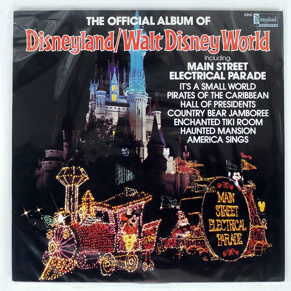 OST/OFFICIAL ALBUM OF DISNEYLAND/WALTDISNEY COMPANY 2510 LP_画像1