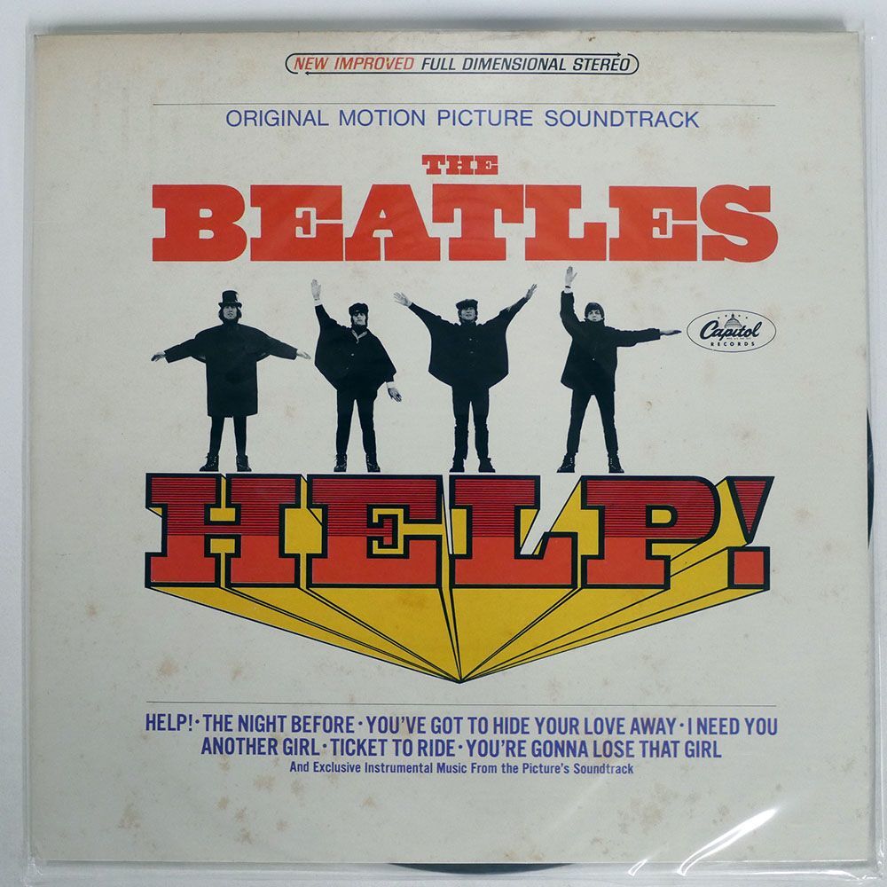 米 BEATLES/HELP! (ORIGINAL MOTION PICTURE SOUNDTRACK)/CAPITOL SMAS2386 LP_画像1