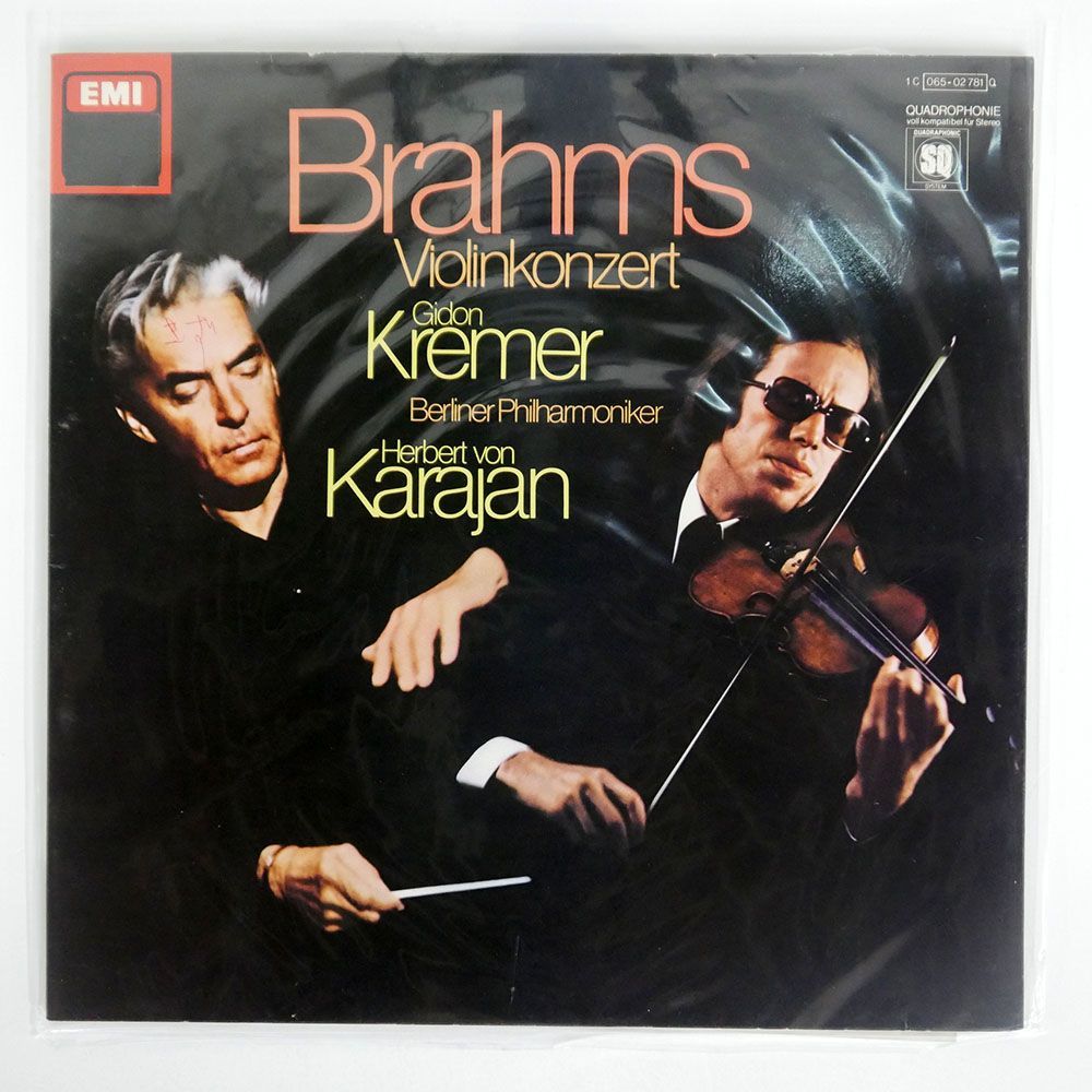 独 GIDON KREMER/BRAHMS KONZERT FUR VIOLINE ORCHESTER D-DUR OP.77/HIS MASTER’S VOICE 1C06502781Q LP_画像1