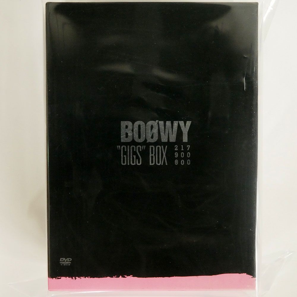 BOOWY/GIGS BOX/EMIミュージック・ジャパン TOBF-5555/62 DVD_画像1