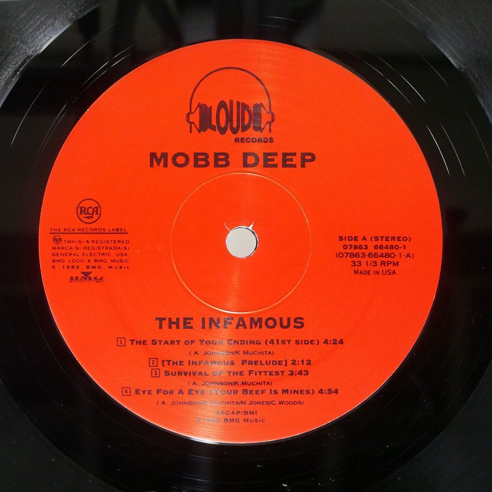 米 ORIGINAL MOBB DEEP/INFAMOUS/LOUD 07863664801 LP_画像3