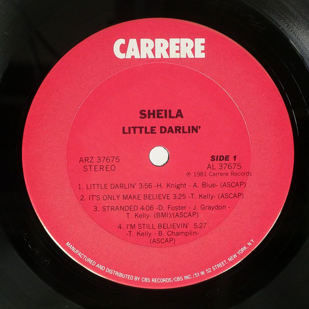 米 SHEILA/LITTLE DARLIN’/CARRERE ARZ37675 LP_画像2