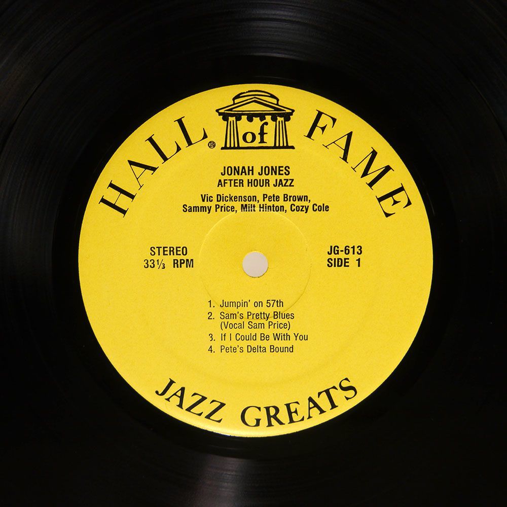 米 JONAH JONES/AFTER HOUR JAZZ/HALL OF FAME JG613 LP_画像2