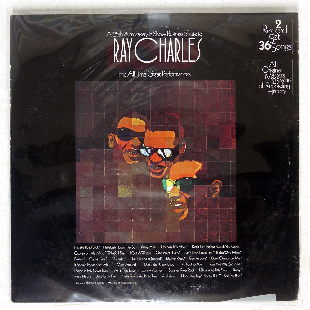 RAY CHARLES/A 25TH ANNIVERSARY IN SHOW BUSINESS SALUTE TO/ATLANTIC P6066A LP_画像1