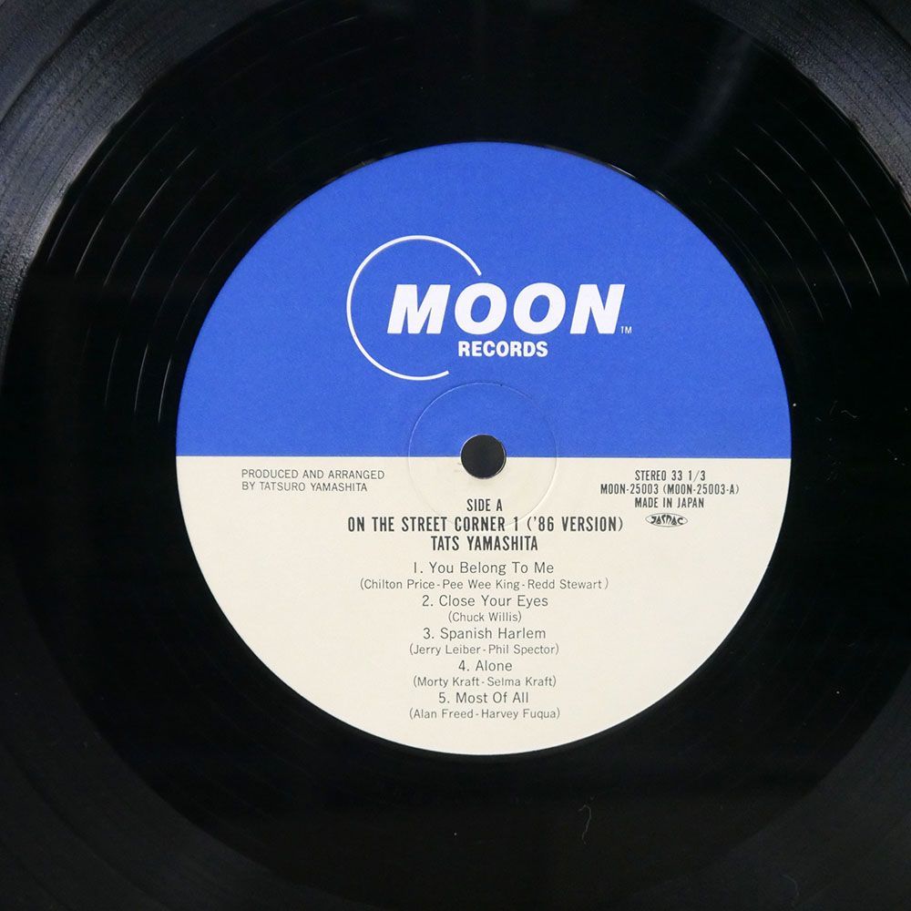 山下達郎/ON THE STREET CORNER 1 - ’86 VERSION/MOON MOON25003 LP_画像2