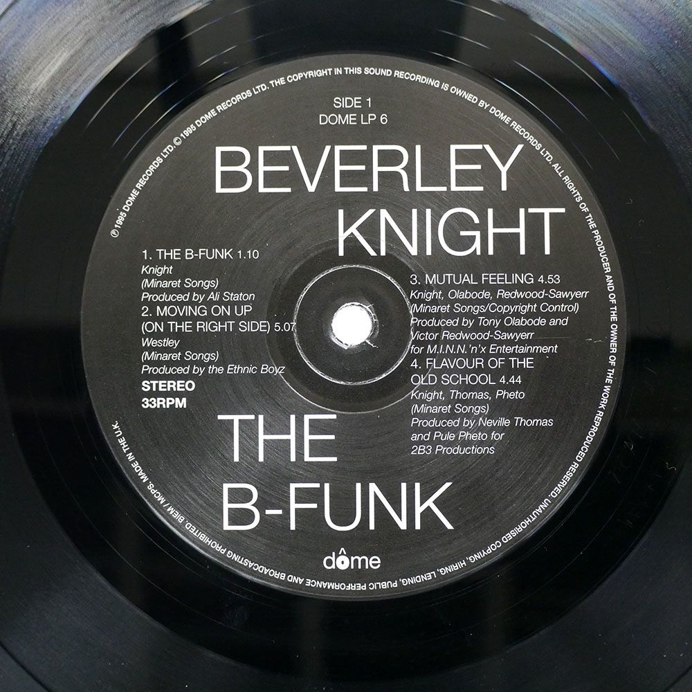 BEVERLEY KNIGHT/THE B-FUNK/DOME DOMELP6 LP_画像2