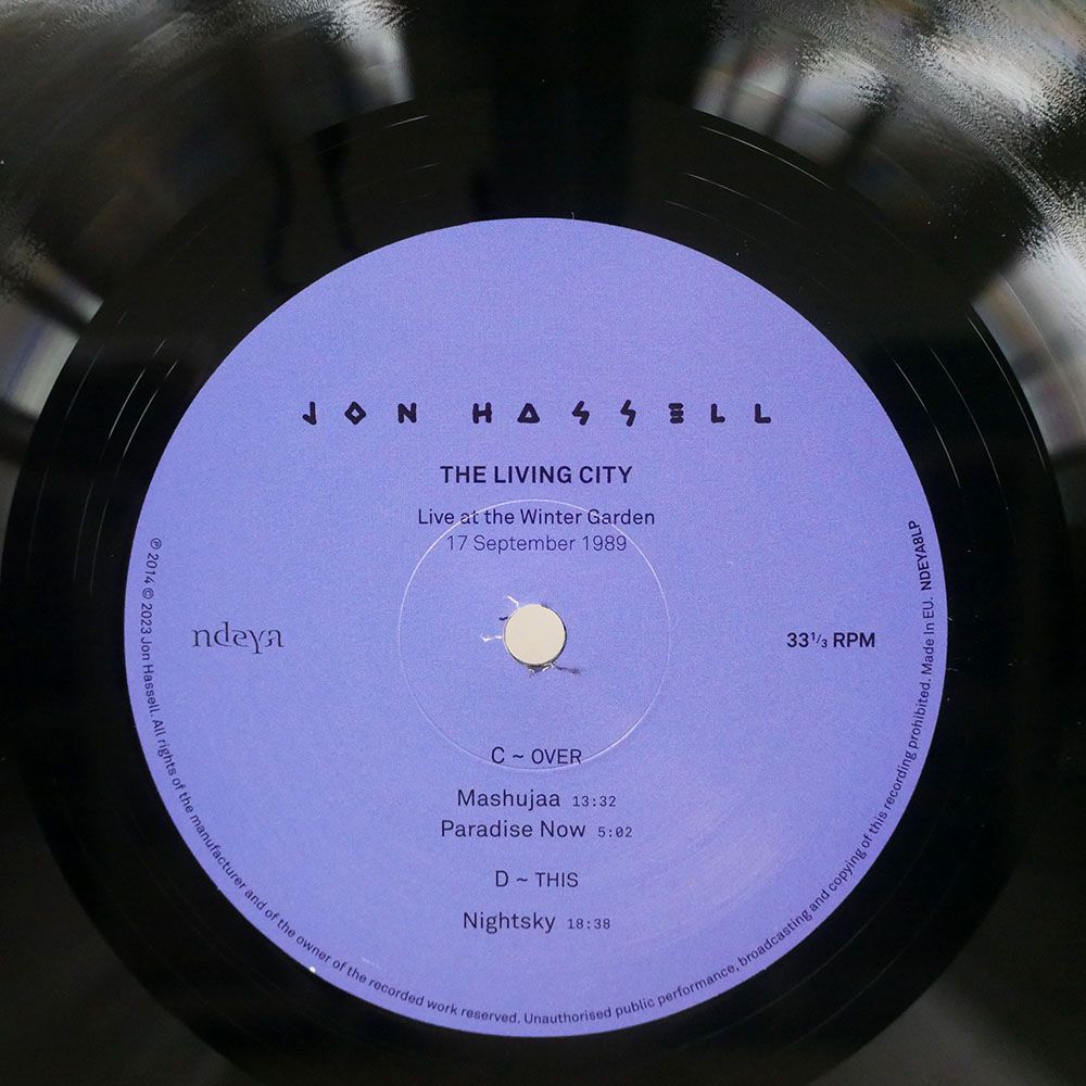 JON HASSELL/THE LIVING CITY/NDEYA NDEYA8LP LP_画像2