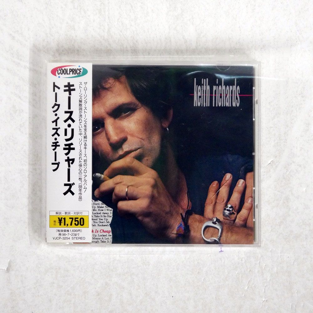 KEITH RICHARDS/TALK IS CHEAP/VIRGIN JAPAN VJCP3254 CD □_画像1