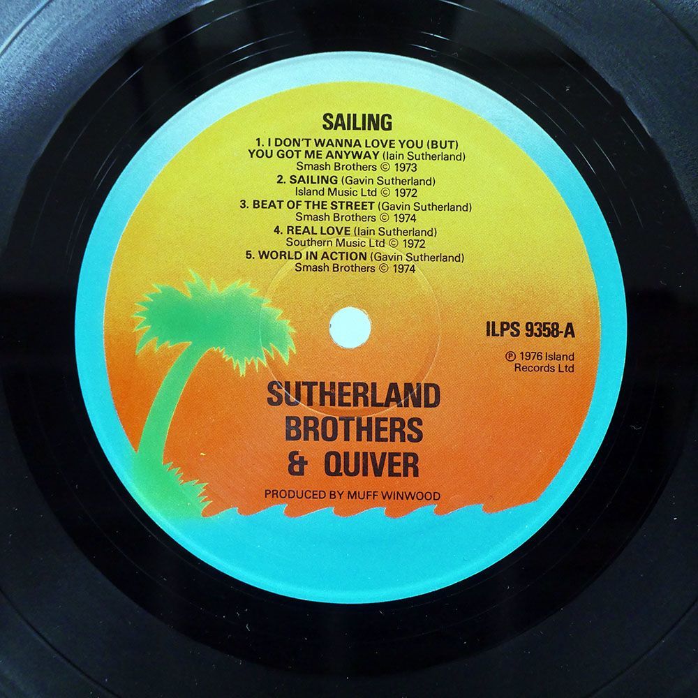 英 SUTHERLAND BROTHERS/SAILING/ISLAND ILPS9358 LP_画像2