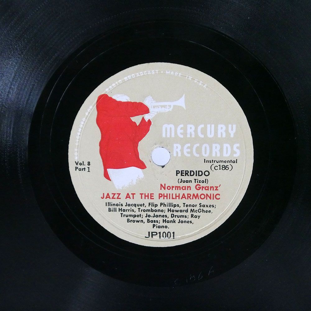 米 NORMAN GRANZ/JAZZ AT THE PHILHARMONIC/MERCURY JP1001 SP_画像2