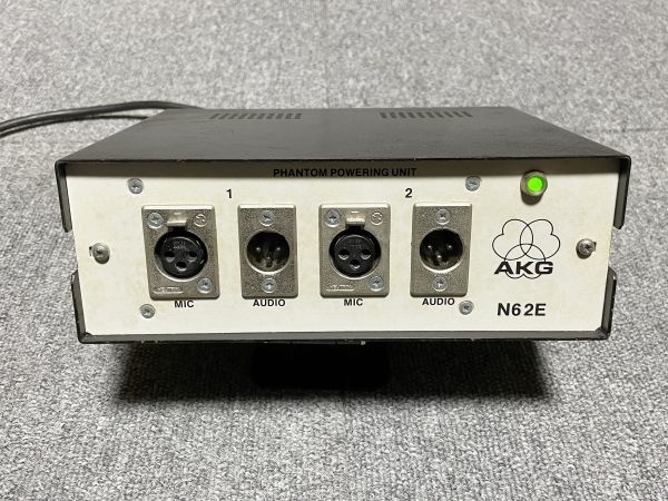 AKG N62E 動作品 ファンタムパワーサプライ 2ch_画像1