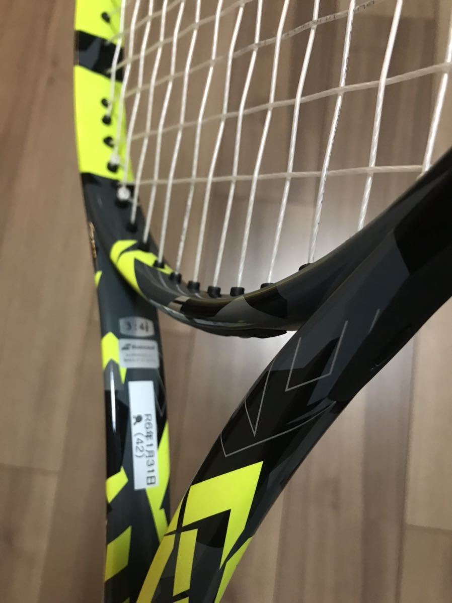 美品 バボラ ピュアアエロ98 Babolat PURE AERO98 3G テニスラケット ソフトケース付き その2_画像9