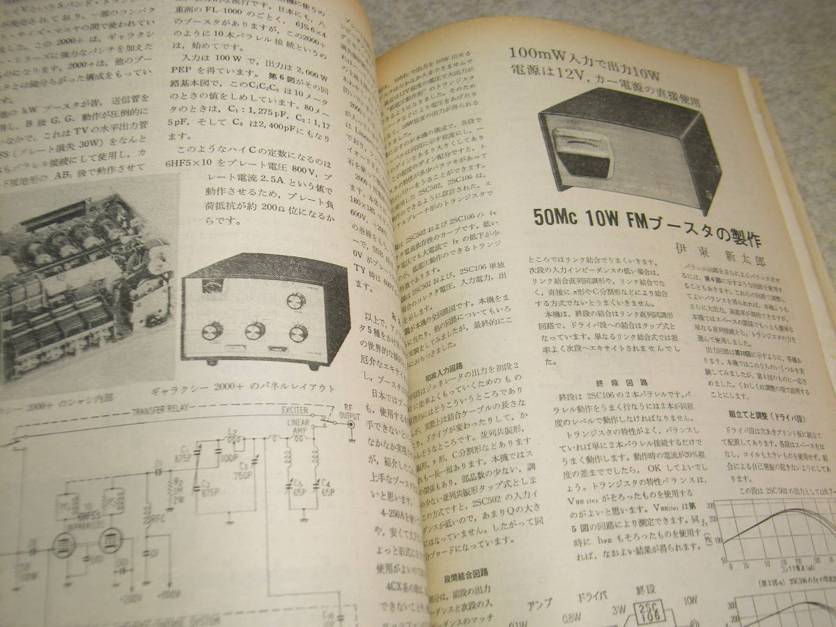 電波科学 1967年4月号 トリオTX-15Sの詳細 リニアアンプ/ブースターアンプの製作 海外ブースタ回路展望 パイオニアSA‐81詳細全回路図の画像10