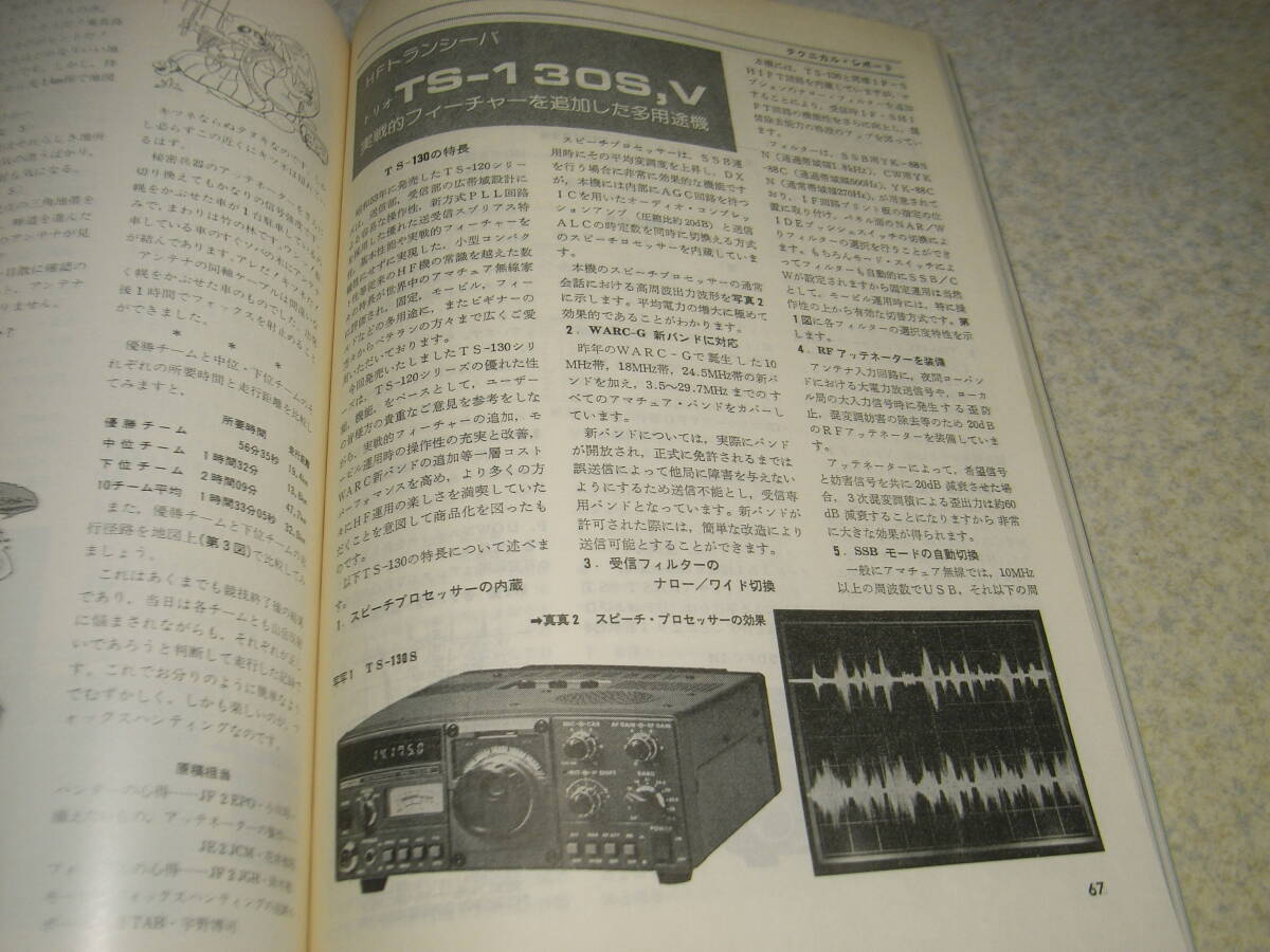 モービルハム　1980年10月号　トリオTS-130/DFC-230/TS-830レポート　自動車のバッテリーチェッカー/風力発電実験/無変調防止回路の製作_画像3