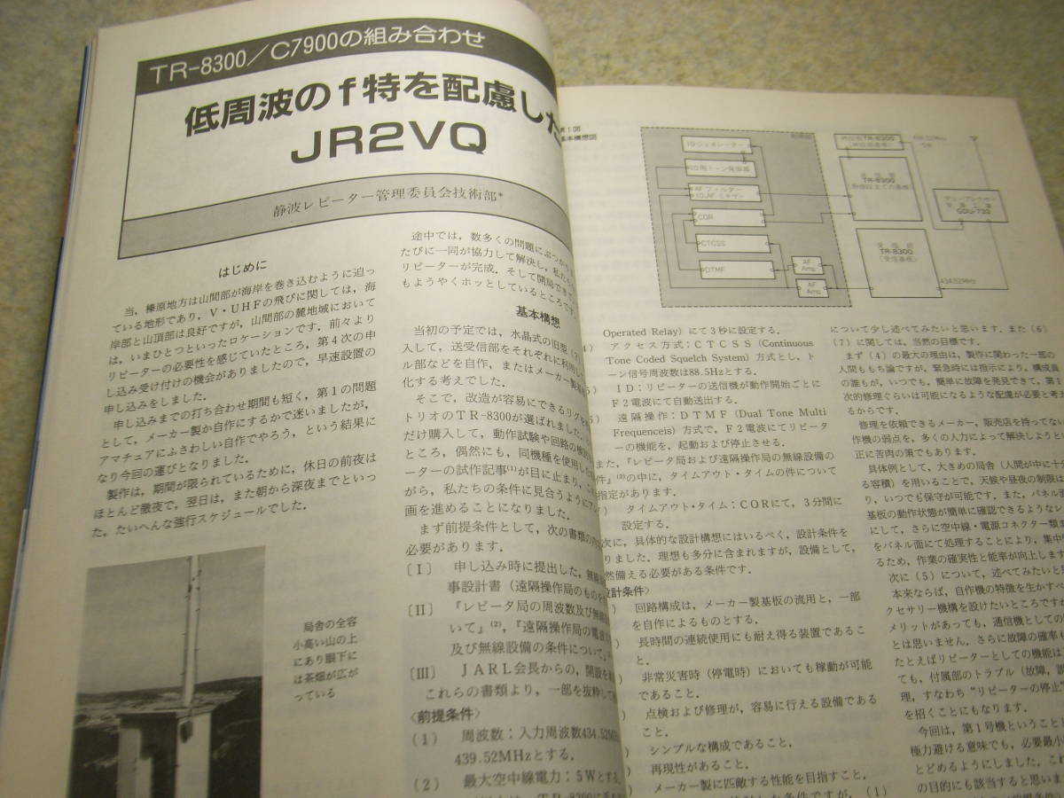 ハムジャーナル　1985年 No.41　特集＝自作レピーターにみるアマチュア技術　中古タクシー機を利用したJR2VC　PLLによるVFOの製作　_画像5
